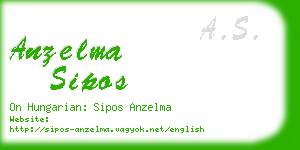 anzelma sipos business card